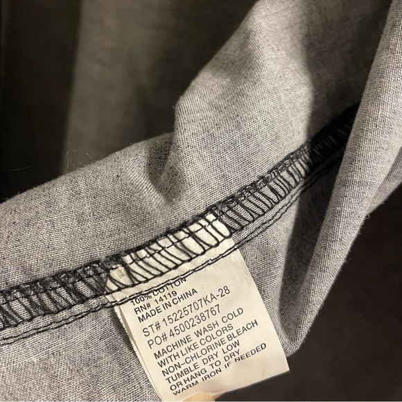 Vintage Cumberland Outfitters Western Cowboy Long Sleeve Button Down Shirt - Picture 9 of 10